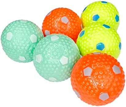 Crafts Central 6 PCS Latex Balls for Small and Medium Size Dogs - for Automatic Dog Ball Launcher, Playing Fetch, and Dog Toy by Crafts+Central