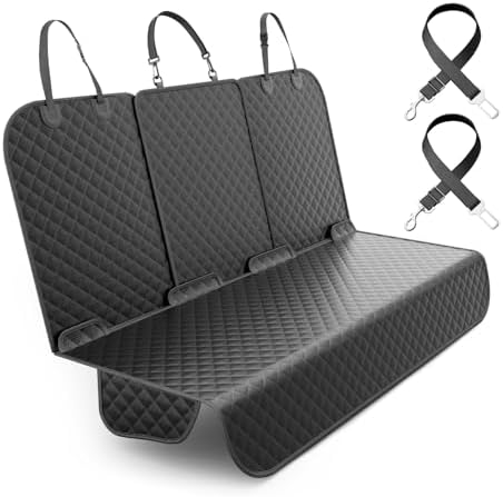 Dog Car Seat Cover for Back Seat, 60/40 Split with Armrest Access by Unknown