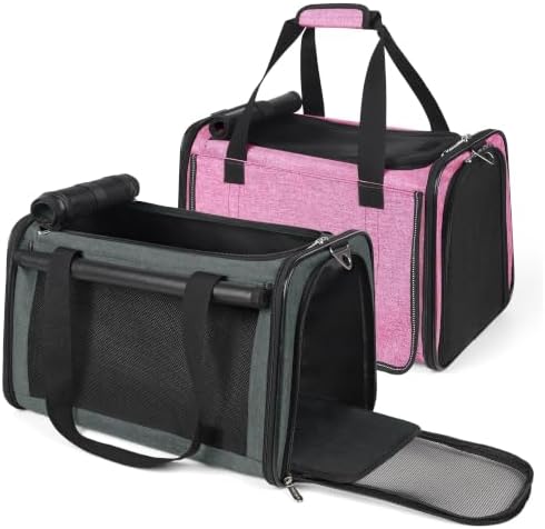 YUDODO 2 Packs 25 lbs Soft Sided Pet Carrier for Large Cat & Small Dog by YUDODO