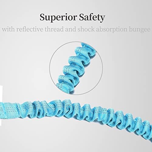 iYoShop Double Dog Leash with 3 Extra Traffic Handles, 15-120 lbs, Blue - Image 6