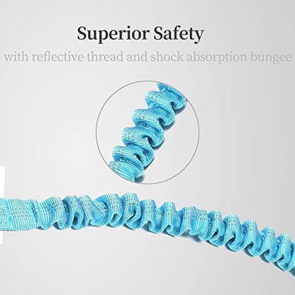 iYoShop Double Dog Leash with 3 Extra Traffic Handles, 15-120 lbs, Blue - Image 6