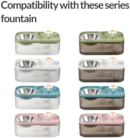 Marchul Cat Water Fountain Replacement Filters and Replacement Pre-Filter Sponges Set,12 Pack (6+6) - Image 5