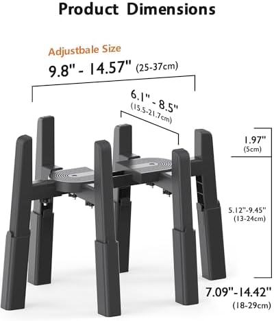CZPET Dog Water Dispenser Stand, Pet Automatic Feeder Holder, Stand Only - Image 4