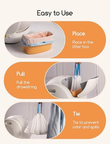 Meowant Cat Litter Box Liners for Automatic Cat Litter Box, Heavy Duty - Image 5