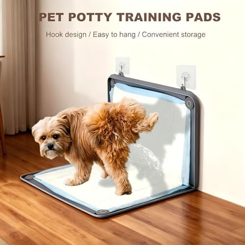 Silicone Pee Pad Holder for Dogs,23 * 23Inch Leak-Proof Mat Holder for Dog Training Pads,Puppy Pee Tray Mat for Floor Protection (23" X 23") - Image 3