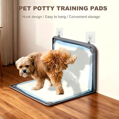 Silicone Pee Pad Holder for Dogs,23 * 23Inch Leak-Proof Mat Holder for Dog Training Pads,Puppy Pee Tray Mat for Floor Protection (23" X 23") - Image 3