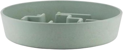 Sustainable Dog Slow Feeder Bowl – 27.7 OZ (820 ML) | Eco-Friendly Material, Dishwasher Safe | Suitable for Dry and Wet Food | Durable and Easy to Clean | Mint Green