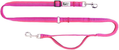RC Pets Bungee Active Dog Leash, Hands-Free 4-in-1 Dog Leash, Mulberry/Azalea
