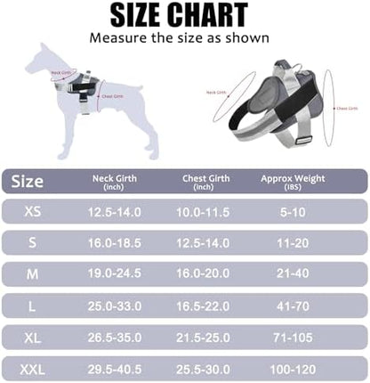 Dog Harness, No-Pull Reflective Dog Vest, Breathable Adjustable Pet Harness with Handle for Outdoor Walking - No More Pulling, Tugging or Choking (Lavender, Large (Pack of 1)) - Image 4