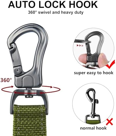 Twoear 4FT 1IN Heavy Duty Dog Leash for Large Dogs with 2 Padded Handles - Image 3