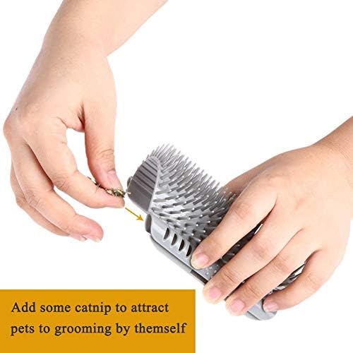 3.0 Softer Cat Self Groomer with Catnip, Dog Cat Corner Groomer Comb - Image 3
