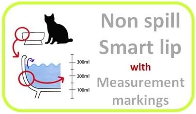 Necoichi Raised Cat Water Bowl, Whisker-Friendly (Jelly Bean, Regular) - Image 5