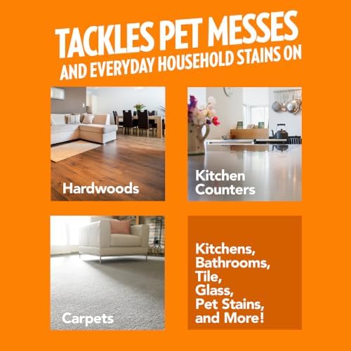 OUT! PetCare Orange Oxy Stain & Odor Remover | Oxy Clean Pet Stain and Odor Eliminator | 32 oz (Pack of 2) - Image 3