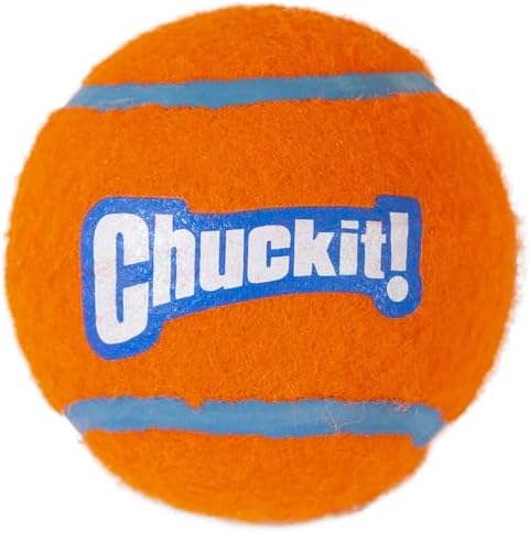 Chuckit! Dog Tennis Ball Dog Toy, Medium 2.5in Shrink Wrap 2 Pack by Chuckit