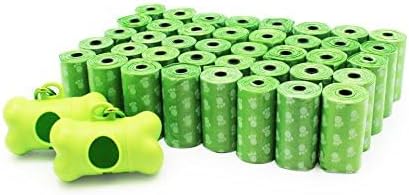 Wholesale Biodegradable Dog Poop Bags 800-Count (40 Rolls) with 2 Dispensers : Environment Friendly w/ d2w for Fast Degradation, Dog Waste Bags, Lavender Scented, Pet Waste Poopbags