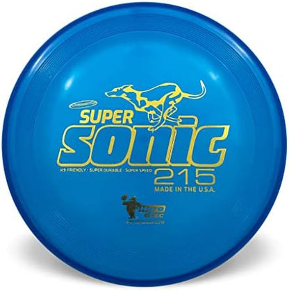 Hero Disc USA Hero Supersonic 215 K9 Candy Plastic Dog Disc, Outdoor Dog Toy and Pet Disc, Puncture Resistant Dog Flying Disc by Unknown