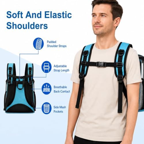 Pet Backpack Carrier for Cats and Small Dogs, Under 13.2 lbs - Image 2