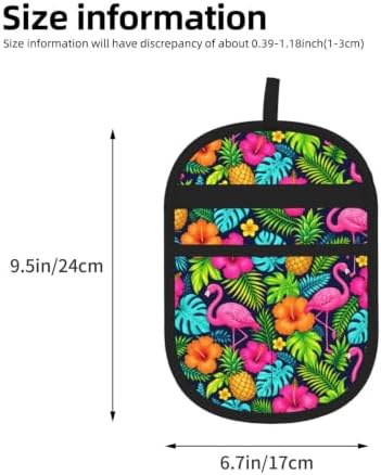 Flamingo Leaf Pet Hair Removal Glove Brush Pet Hair Remover Tool for Carpet - Image 2