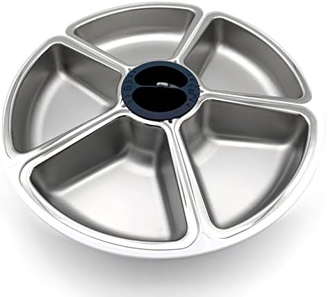 Cat Mate Replacement Bowl with Stainless Steel Inserts for 5-Meal Feeder by CatMate