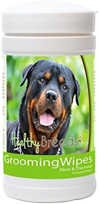 Healthy Breeds Rottweiler Grooming Wipes 70 Count by HealthyBreeds