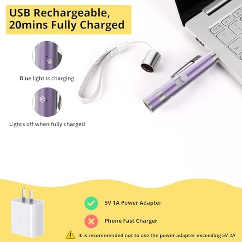 Cat Toys, Rechargeable, Interactive USB Chase Toy for Cats & Kittens - Image 5