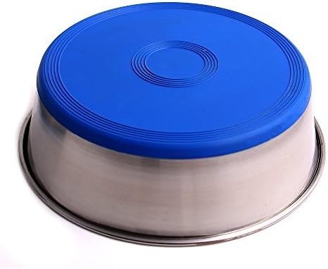 Max and Neo Heavyweight Non-Skid Rubber Bottom Stainless Steel Dog Bowl - We Donate a Bowl to a Dog Rescue For Every Bowl Sold (Medium - 50oz - 8" Diameter) - Image 5