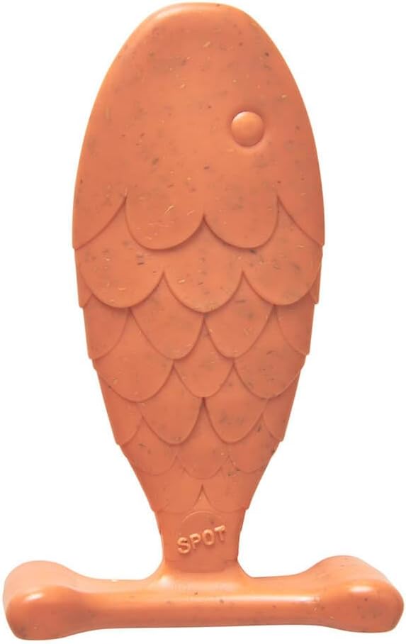 Ethical Pet Bam-Bone Fish Salmon Dog Toy Salmon, 1ea/7 in