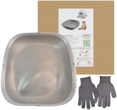 Silicone Cat Litter Pad Fits 65L Litter &9L Waste Bins Self-Cleaning Box Waterproof Anti-Stick by Unknown