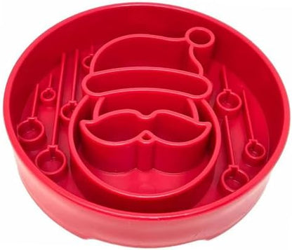 SodaPup Santa Enrichment Bowl – Durable Slow Feeder Bowl Made in USA from Non-Toxic, Pet-Safe, Food Safe Material for Mental Stimulation, Slowing Down Eating, Healthy Digestion, & More - Image 2