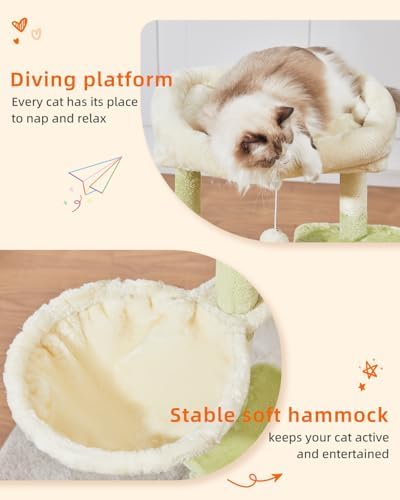 Taoqimiao Cat Tree, 38.5In Cat Tower for Indoor Cats, Suitable for Kittens - Image 4
