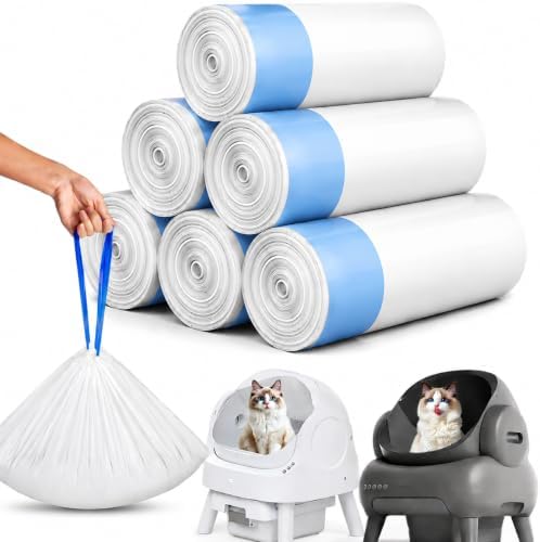 120 Pack Cat Litter Bags Liners For Neakas M1 Pet Pivot 11/12 by JUKAMO
