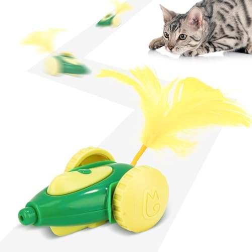 Migipaws cat Toy, Automatic Interactive Migicar Toy Like a Mouse, Intelligent Programme, Rechargeable Kitten Toy by MigipawsCreateMoreEnjoymenttoPetsandFamily