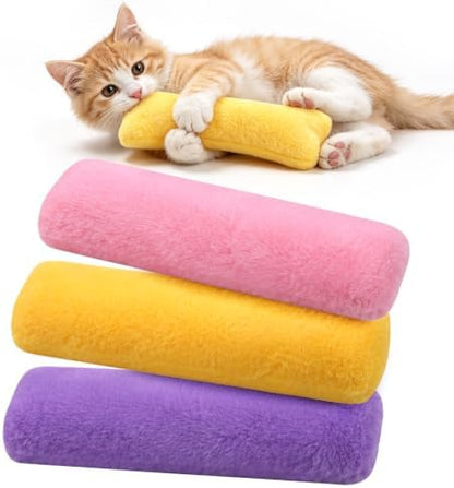 Cat Toys Pillows 3 Pack, Interactive Kicker Toy for Indoor Cat and Kitten by Unknown