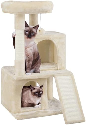 Yaheetech 36in Cat Tree Tower with Large Perch for Senior Kittens by Unknown