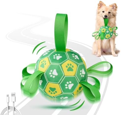 Interactive Dog Toys Dog Soccer Ball to Keep Them Busy(Green) by Unknown