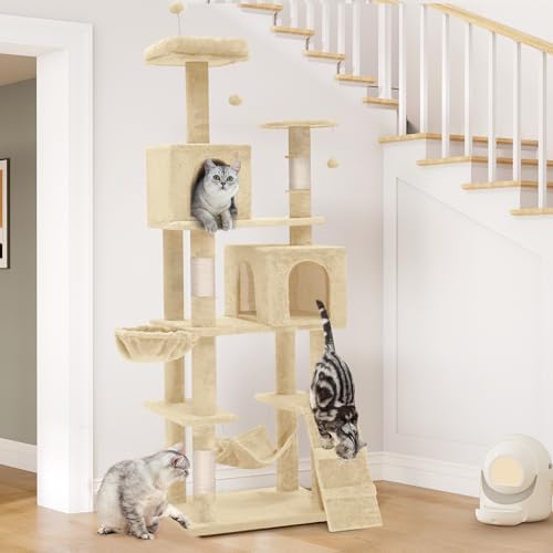 YITAHOME 75 Inch Heavy Duty Cat Trees for Large Cats - Image 2