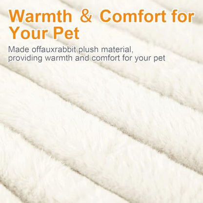 Washable Extra Large Dog Bed,Puppy Kitten Beds for Small Dogs(White,XXL) - Image 3