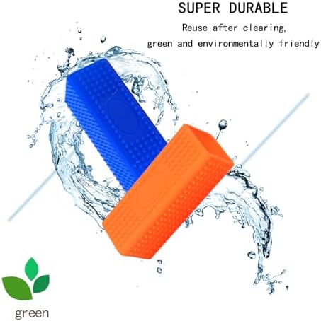 2pcs Pet Dog Cat Hair Remover, Pet Hair Removal Tool, Hollow Cleaner Brush for car，Interior, Furniture, Sofa (orangeblue) - Image 6