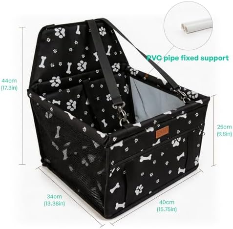 BYGD Pet Dog Booster Seat with Support Rod for Small and Medium Pets - Image 4