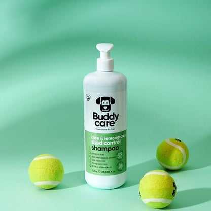 Shed Control Dog Shampoo by Buddycare | Aloe & Lemongrass Scented | with Aloe Vera and Pro Vitamin B5 (33.8oz) - Image 3