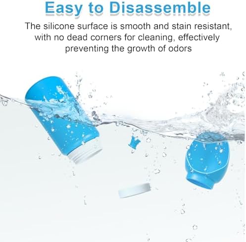 Dog Water Bottle Portable, Large Wide-Mouth Drinking Bowl (Blue) - Image 3
