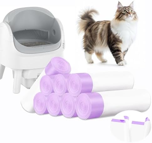 150 Count Cat Litter Bags,25 x16 Inch Automatic Litter Box Liner by Unknown