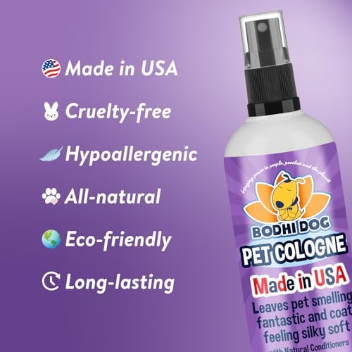 Bodhi Dog Premium Dog Cologne - Deodorizing Dog Perfume & Conditioner for Dogs & Cats - Natural Long Lasting Spray - Keeps Pets Fresh All Day - Gentle & Safe Formula, Made in USA (Lilac 8 Fl Oz) - Image 2