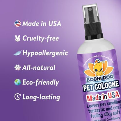 Bodhi Dog Premium Dog Cologne - Deodorizing Dog Perfume & Conditioner for Dogs & Cats - Natural Long Lasting Spray - Keeps Pets Fresh All Day - Gentle & Safe Formula, Made in USA (Lilac 8 Fl Oz) - Image 2