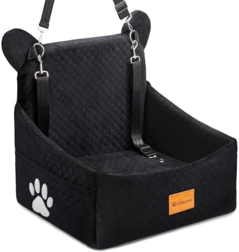 Dog Car Seat for Small/Medium Dogs up to 33lbs（Black） by Unknown