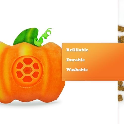 Meowijuana Knock 'n' Nibble Fall Toy & Treat Bundle | Pumpkin & Chicken - Image 5