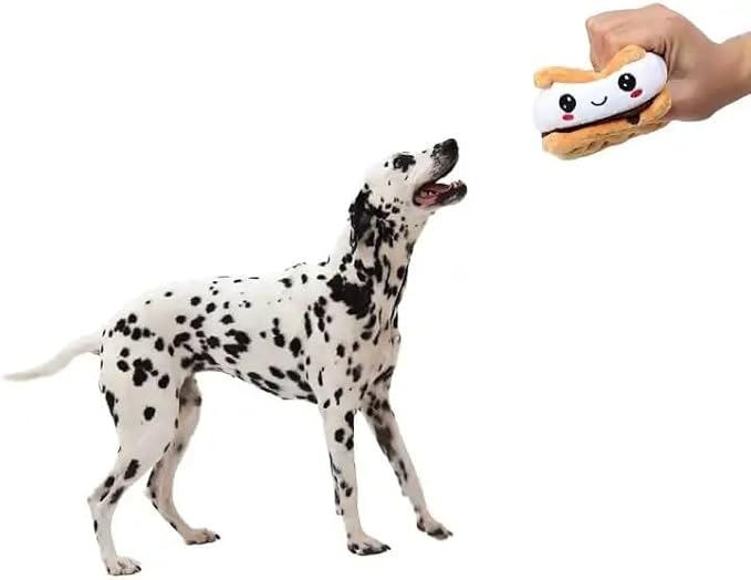 Mini Smore Dog Squeaky Toy
