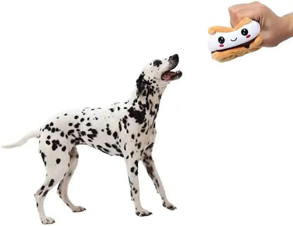 Mini Smore Dog Squeaky Toy