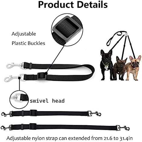 3 Dog Leash 3 in 1 Multiple Dog Leash - Image 3