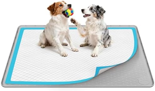 40"x28" Pee Pad Holder for Dogs Puppy Pad Holder Grey by Lanstics